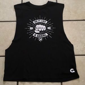 “Do It Like a Grrrl” Muscle Tee Black